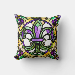 Elegant Mardi Gras  Cushion