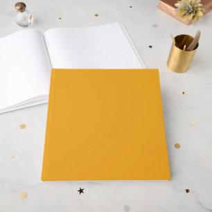 Elegant Marigold Guest Book in 12 x 12 Size