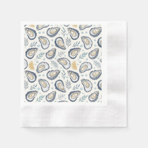 Elegant Marine Oysters Napkin