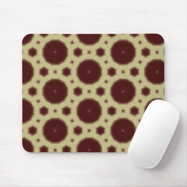 Elegant Maroon Mouse pad (With Mouse)