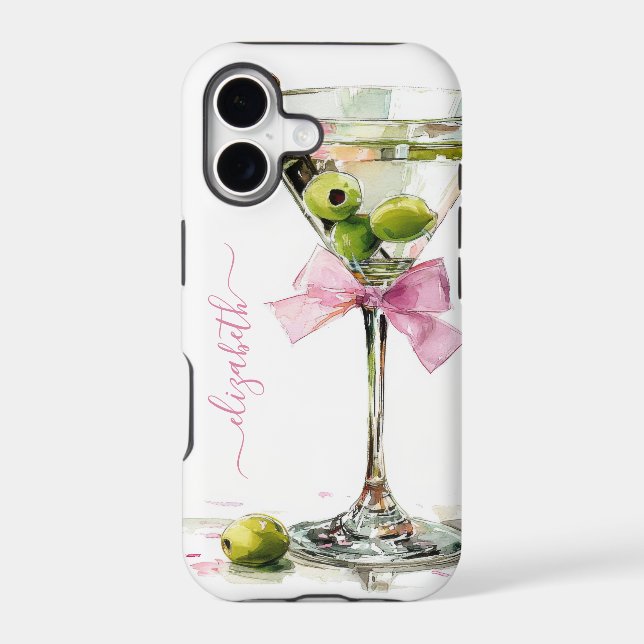 Elegant Martini Monogrammed (Back)