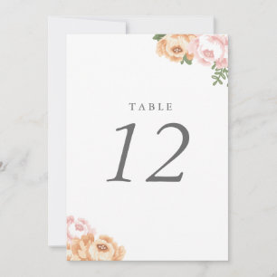 Elegant Mason Jar Table Number