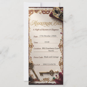 Elegant Masquerade Ball Template 