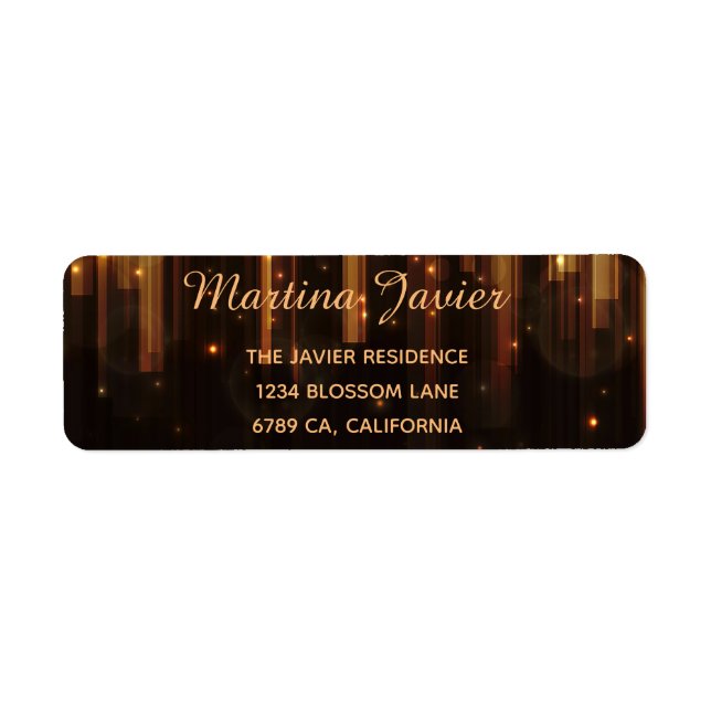 Elegant Masquerade Quinceañera 15th Birthday (Front)