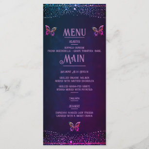 Elegant Mauve and Gold Wedding Invitations 