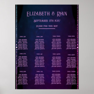 Elegant Mauve and Gold Wedding Invitations Poster