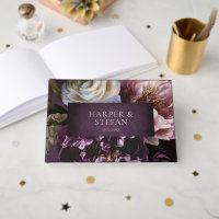 Elegant Maximalist Purple Floral Wedding