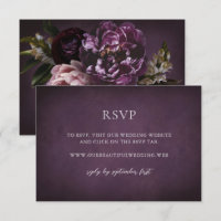 Elegant Maximalist Purple Floral Wedding