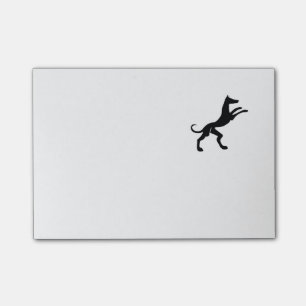 Elegant Mediaeval Hound Dog Post-it Notes