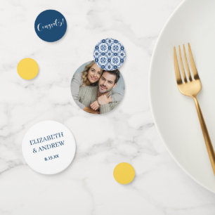 Elegant Mediterranean Lemon Wedding Confetti