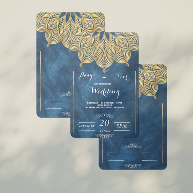 Elegant Mehndi Wedding Invitation (Creator Uploaded)