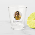 Elegant Memorial Funeral Photo Shot Glass