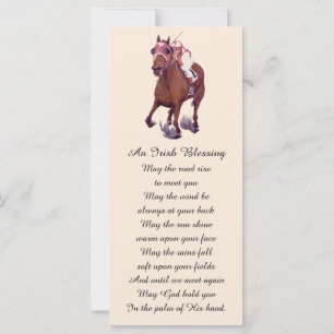 Elegant Memorial Service Card