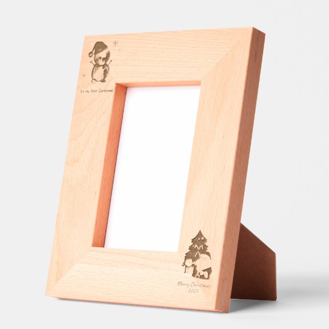 "Elegant Memories: Customisable Photo Frame" Etched Frames (Left)