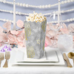 Elegant Menorahs Favour Box<br><div class="desc">Hanukkah Elegant Menorahs, favour boxes for guests. Fill them with popcorn or a treat! Add text anywhere on box using your favourite font colour, style, and size! Enjoy! Style: Popcorn Favour Box 3.75" x 3.5" x 7.5" Favour boxes are as unique as your guests. Perfect for weddings, birthdays, corporate events...</div>