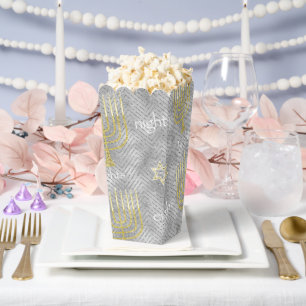 Elegant Menorahs Favour Box