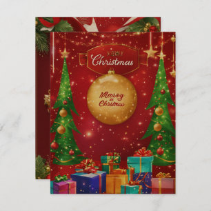 Elegant Merry Christmas Card