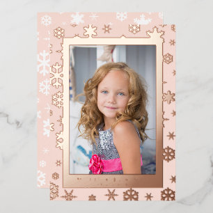 Elegant Merry Christmas Custom Photo    