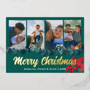 Elegant Merry Christmas Custom Photo