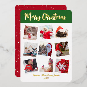 Elegant Merry Christmas Custom Photo