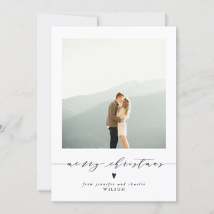 Elegant Merry Christmas Holiday Card