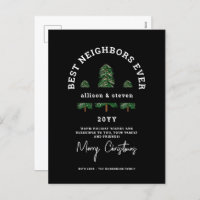 Elegant Merry Christmas Neighbours Custom
