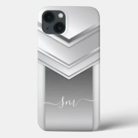 Elegant Metal 3D look Calligraphy Gold Monogram   