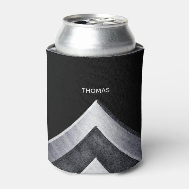 Elegant Metal Pattern Can Cooler (Can Front)