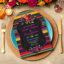Elegant Mexican flowers arch wedding