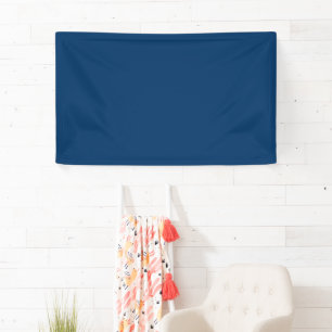 Elegant Midnight Blue Customisable Banner