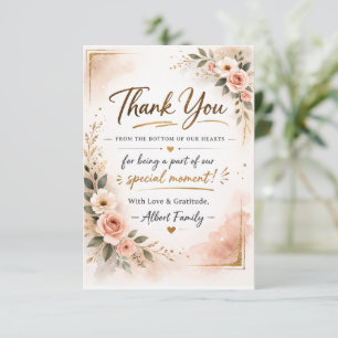 Elegant Minimal Abstract Greeting Card Template