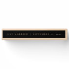 Elegant Minimal Black & White Wedding Games