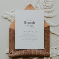 Elegant Minimal Brunch and Bubbly Bridal Shower