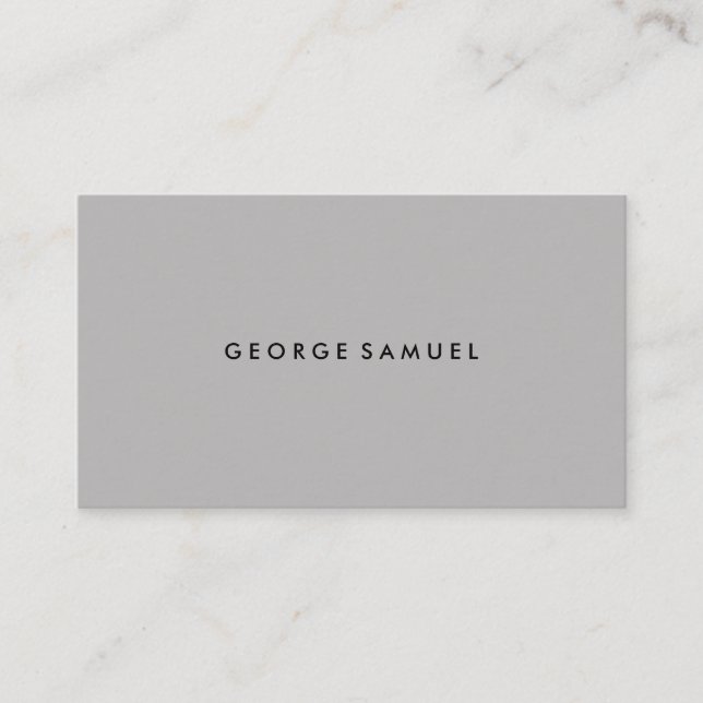 Elegant Minimal Business Branding Business Card (Front)