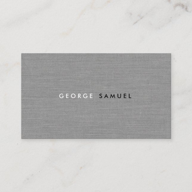 Elegant Minimal Business Branding Business Card (Front)
