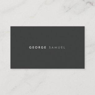Elegant Minimal Business Branding Card