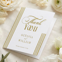 Elegant Minimal Chic Green Parisian Stripe Wedding