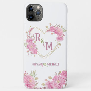 Elegant minimal Chic Initial letter monogram name Case-Mate iPhone Case