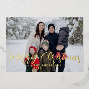 Elegant Minimal Christmas   Modern Family Portrait