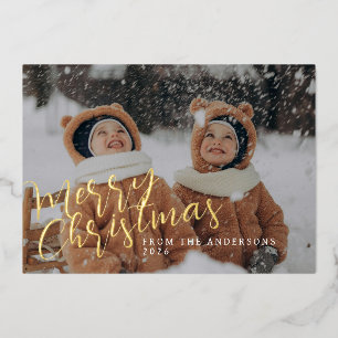 Elegant Minimal Christmas   Modern Family Portrait