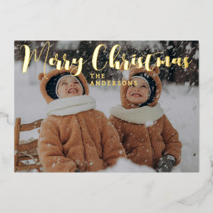 Elegant Minimal Christmas   Modern Family Portrait