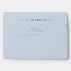 Elegant Minimal Modern Wedding Envelope