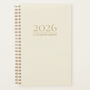 Elegant Minimal Planner 2025 A Year to Grow