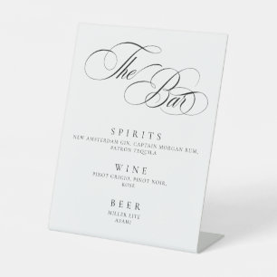 Elegant Minimal The Bar Sign modern 