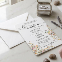 Elegant Minimal Wedding Invitation