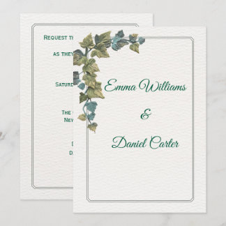Elegant Minimal Wedding Invitation – Customizable 