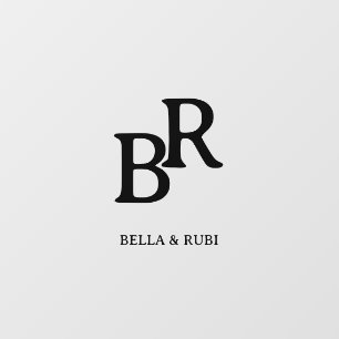 Elegant Minimal Wedding Monogram Design