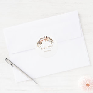 Elegant Minimal Wedding Sticker