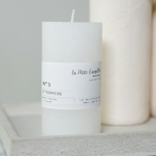 Elegant Minimalist Black & White label