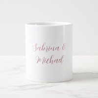 Elegant Minimalist Calligraphy Rose Gold White